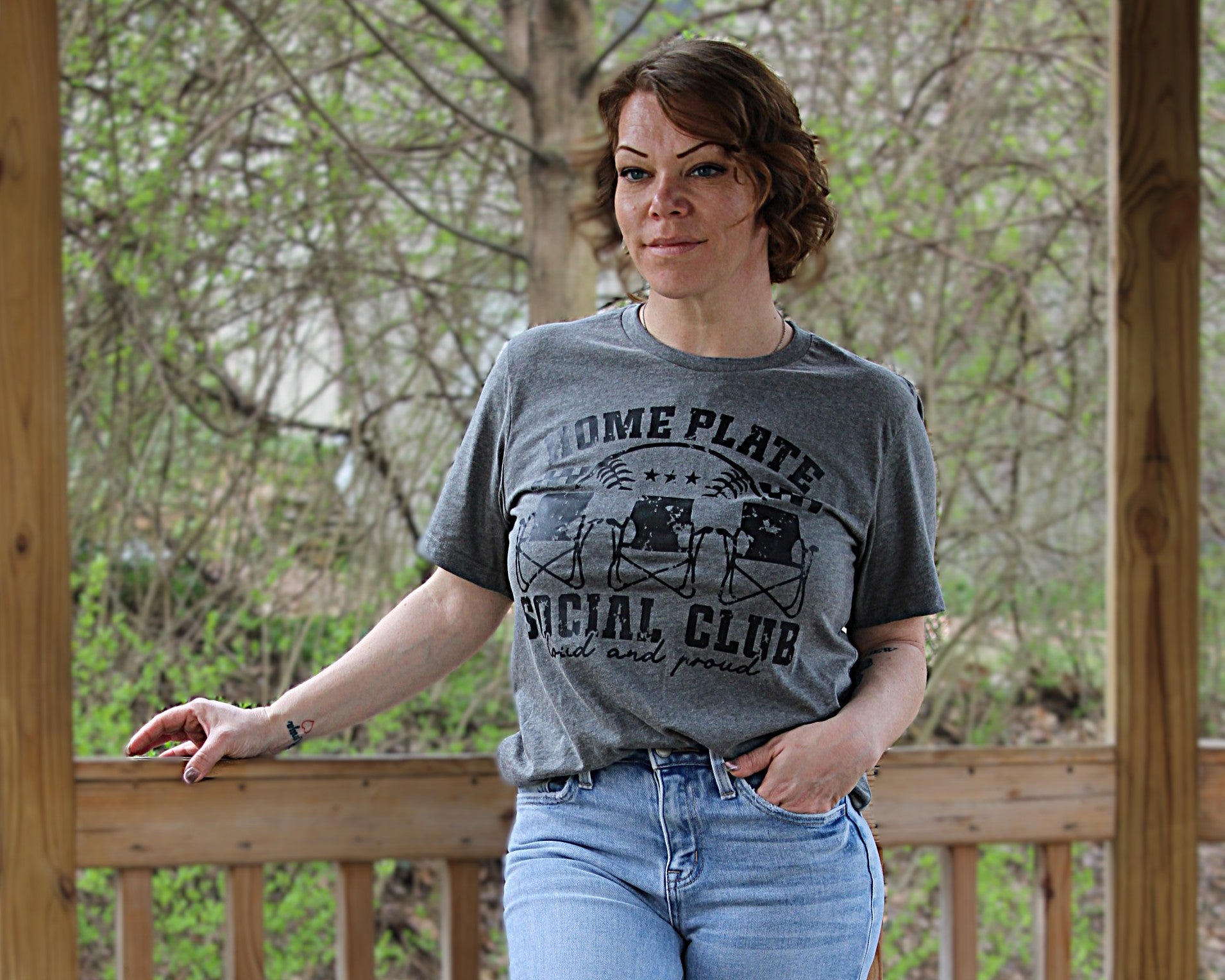 home plate social club tee